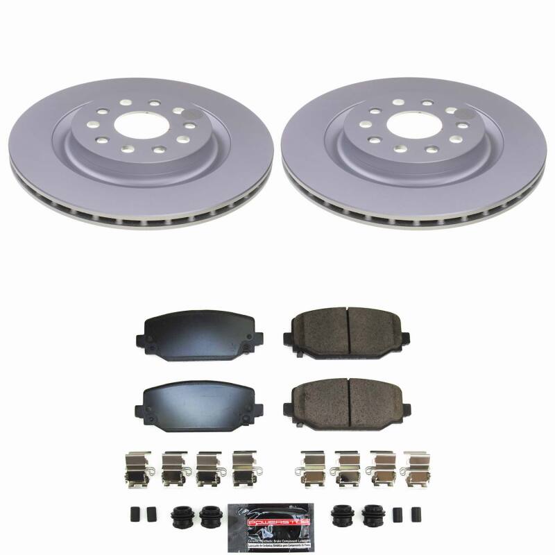 Power Stop 22-25 Jeep Grand Cherokee Rear Z23 Coated Brake Kit Brake Kits - Performance D&S PowerStop