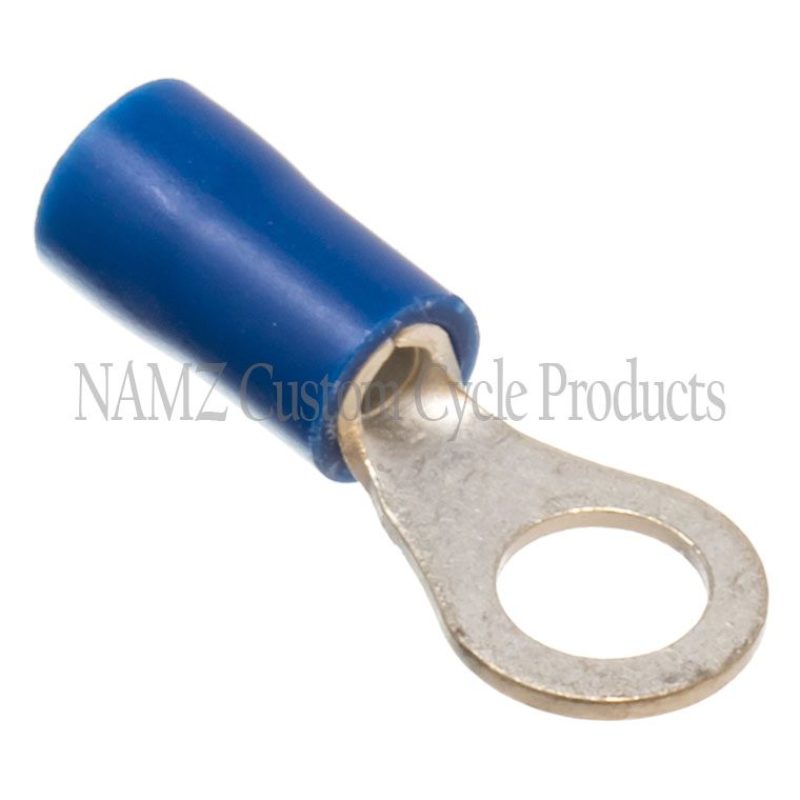 NAMZ PVC Ring Terminals No. 10 / 16-14g (25 Pack) Wiring Connectors NAMZ