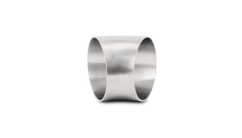 Vibrant 2.75in OD T304 SS 45 Deg Mandrel Bend Elbow (2.75in Centerline Radius) Steel Tubing Vibrant