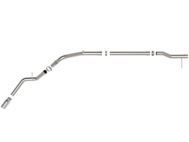 aFe 23-24 GM Trucks L6 Large Bore-HD 3 IN 409 Stainless Steel DPF-Back Exhaust System w/Polished Tip DPF Back aFe