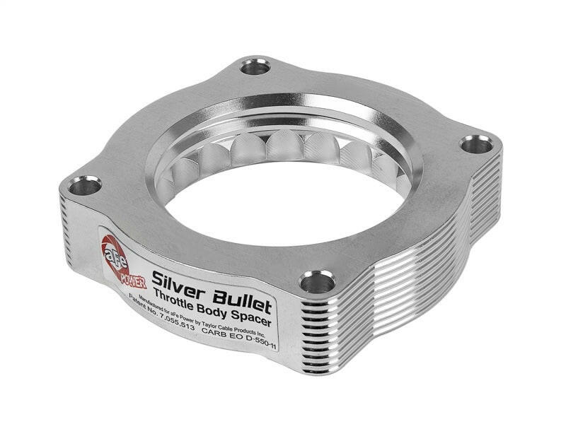 aFe Silver Bullet Throttle Body Spacer N62 Only BMW (E53) 04-09 5series (E60) 04-09 6series (E63/64) Throttle Body Spacers aFe