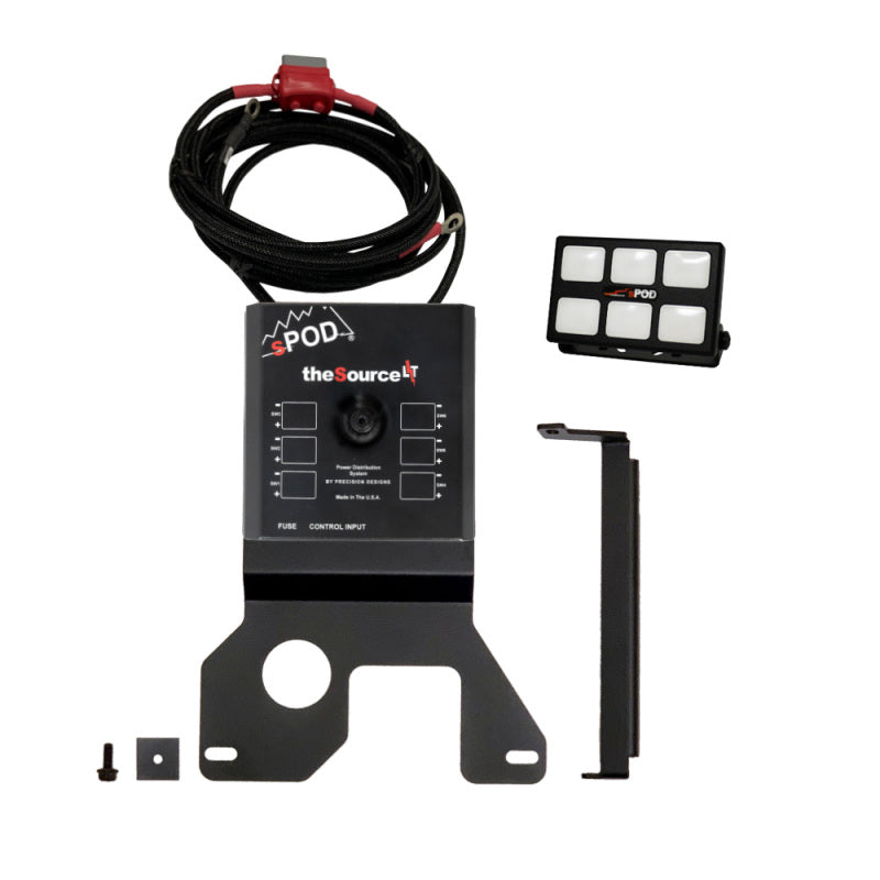 sPOD Jeep JL V8 Universal SourceLT w/ Mini6 Switch Panels SPOD