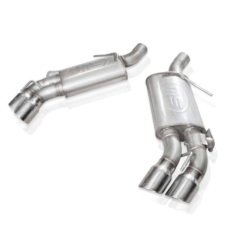 Stainless Works 2016+ Chevy Camaro SS 3in Redline Factory Connect Axle Back w/Valve & 4in Quad Tips Axle Back Stainless Works