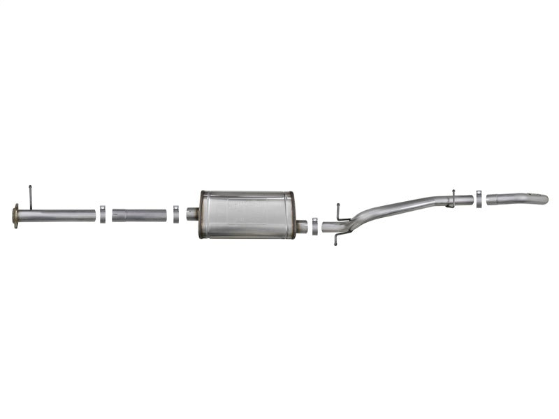 aFe MACH Force-Xp Hi-Tuck 3in. 409 SS C/B Exhaust 15-18 GM Colorado/Canyon L4-2.5L/V6-3.6L - Raw Tip Catback aFe