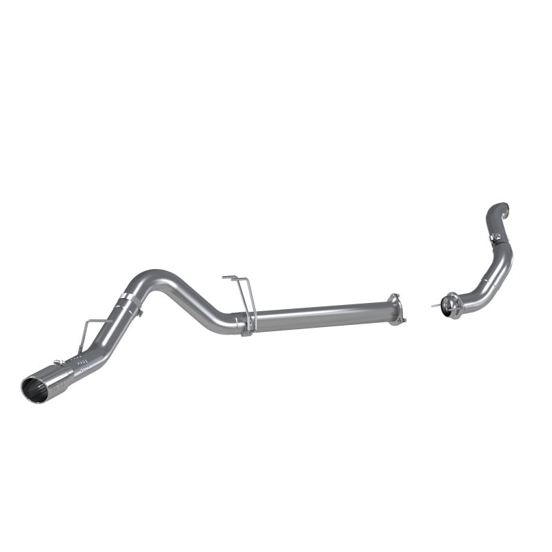 MBRP 11-14 Ford 6.7L F-250/350/450 4in Filter Back Single Side Exit Alum and Down Pipe Exhaust Downpipe Back MBRP