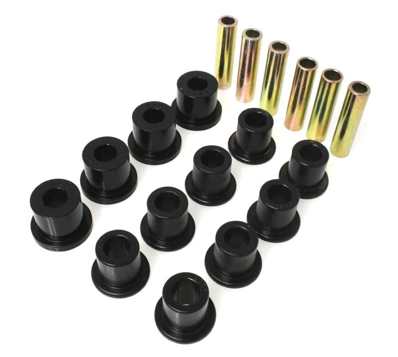 Energy Suspension Jeep Spring Bushing Set - Black Bushing Kits Energy Suspension
