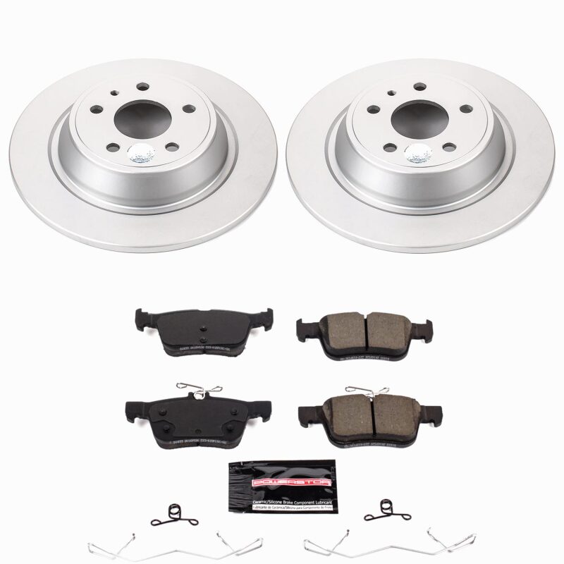 Power Stop 17-20 Ford Fusion Rear Z23 Coated Brake Kit Brake Kits - Performance D&S PowerStop
