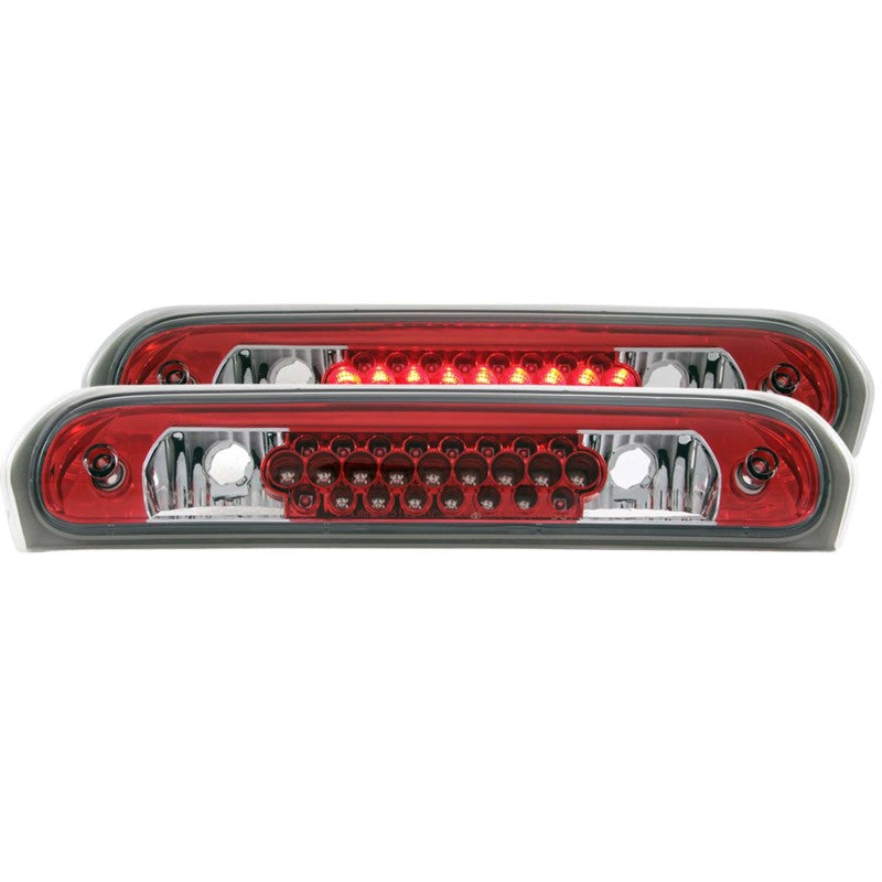 ANZO 2002-2008 Dodge Ram LED 3rd Brake Light Red/Clear Lights Corner ANZO