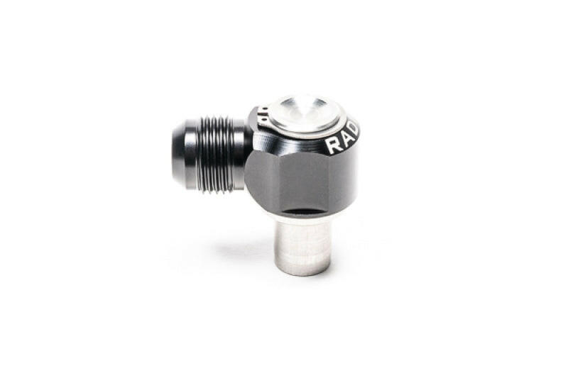 Radium KA24DE Valve Cover Intake 10AN Male Press-Fit Fitting Fittings Radium Engineering