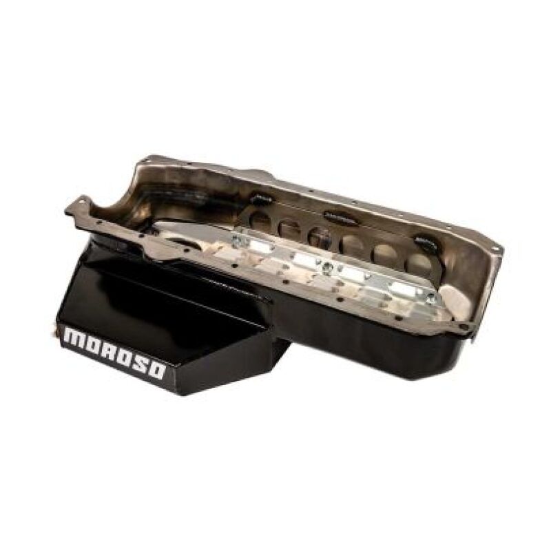 Moroso Chevrolet Small Block w/2 Piece Rear Main Seal Circle Track 6.5 Deep Oil Pan Oil Pans Moroso