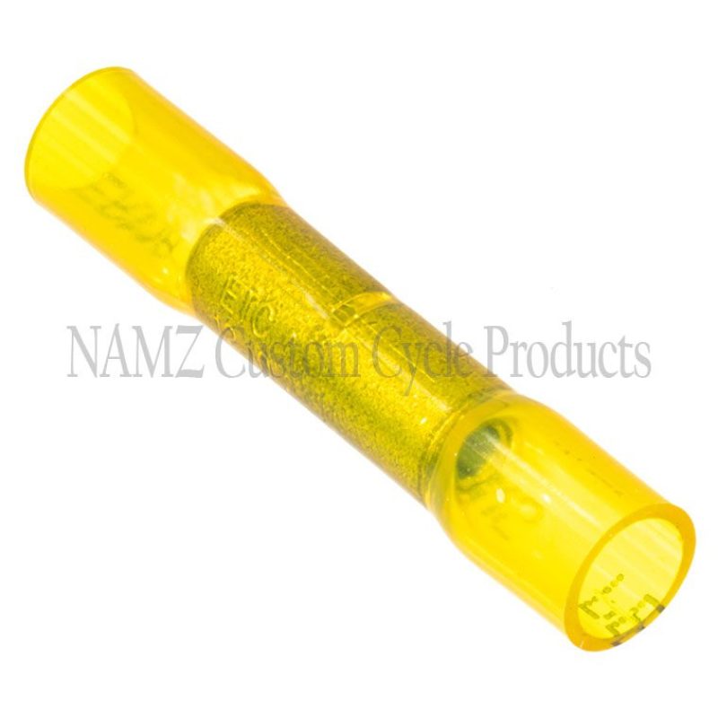 NAMZ Heat Sealable Butt Connector Terminals 12-10g (25 Pack) Wiring Connectors NAMZ