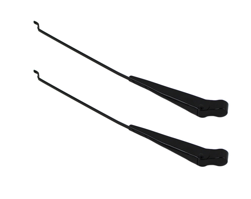 Kentrol 68-86 Jeep Windshield Wiper Arms Pair CJ - Powdercoat Black Windows Kentrol