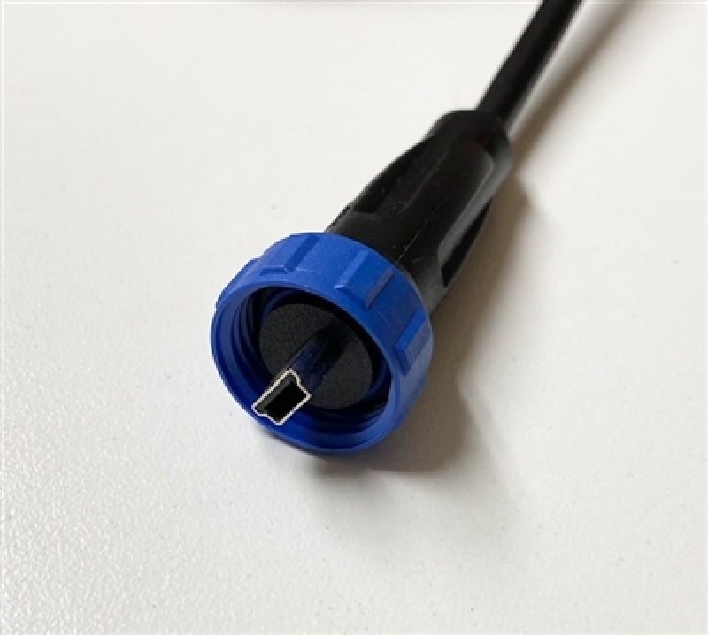 Rywire Water Resistant Threaded Mini USB Comms Cable for PDM12 & PDM30 Units Helmets and Accessories Rywire