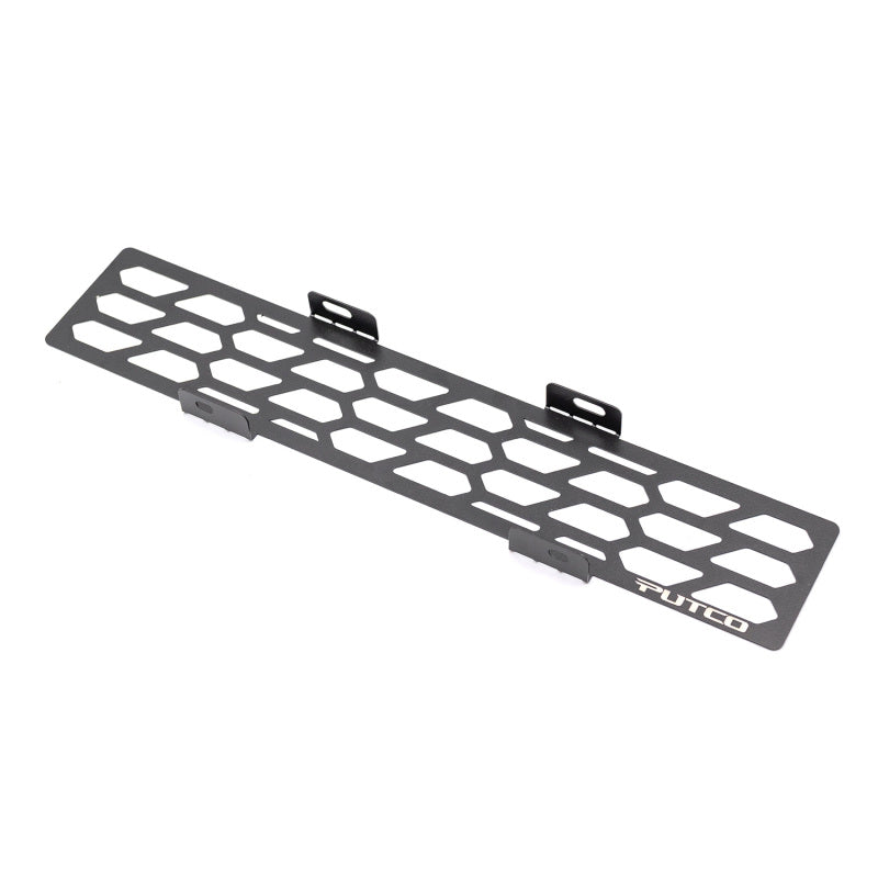 Putco 23-24 Ford F250/F350 Super Duty Hex Shield Design Bumper Grille Inserts - Black Powdercoated Grilles Putco