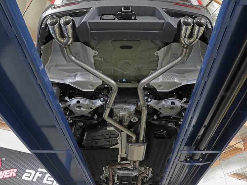 aFe MACH Force-Xp 2.5in. 304 SS C/B Exhaust 20-21 Ford Explorer V6-3.0L - Polished Tip Catback aFe