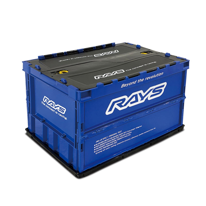 Rays Folding Container Box 23S 20L - Blue Headwear Rays