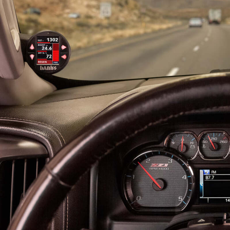 Banks Power 15-19 Chevy/GMC 2500/3500 iDash Stealth Pod Mount - Single Gauge Gauge Pods Banks Power