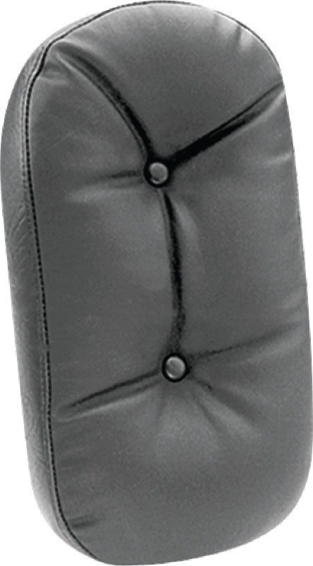 Mustang Harley Medallion Style Sissy Bar Pad Regal (7 inch x 12.5 inch) - Black Sissy Bar Pads Mustang Motorcycle