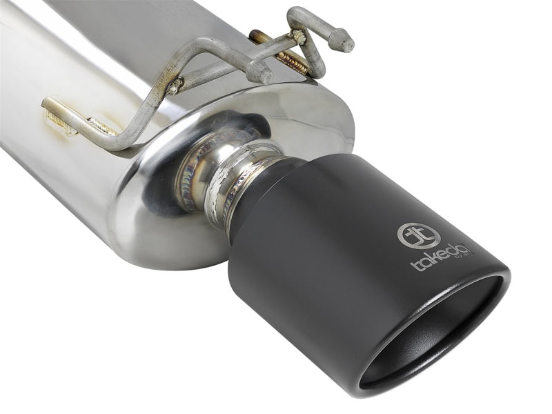 aFe Takeda Exhaust 304SS Dual Cat-Back w/ Black Tips 13-17 Honda Accord LX/EX/EX-L Sedan L4 2.4L Catback aFe
