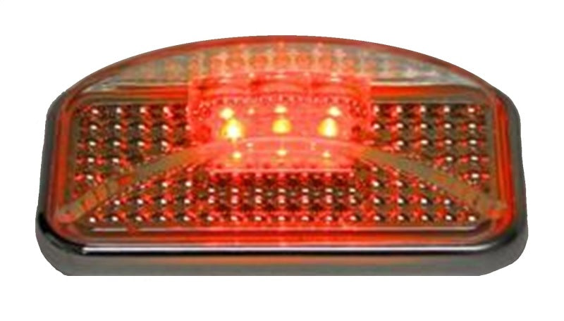 Putco Universal Side Marker - Red LED w/Ion Chrome Lens Universal Side Markers Lights Corner Putco
