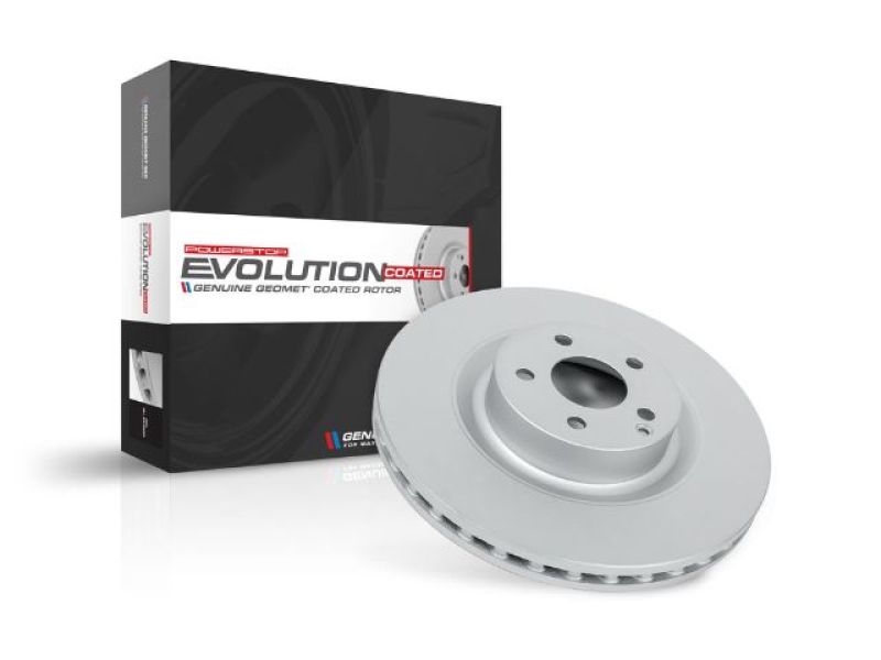 Power Stop 02-04 Infiniti I35 Front Evolution Geomet Coated Rotor Brake Rotors - OE - Cryo PowerStop