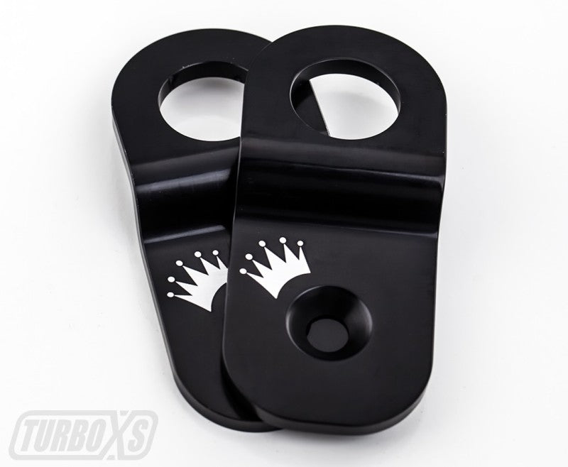 Turbo XS 15-16 Subaru WRX/STI Billet Aluminum Radiator Stay - Black Radiator Stays Turbo XS