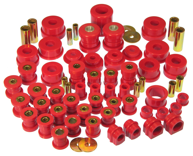 Prothane 03-09 Nissan 350Z Total Kit - Red Bushings - Full Vehicle Kits Prothane