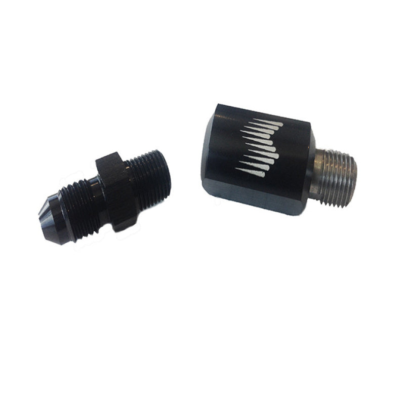 Snow Performance 1/8in. NPT Female to 4AN Male Low Profile Water Nozzle Holder 4AN Elbow Water Meth Nozzles Snow Performance