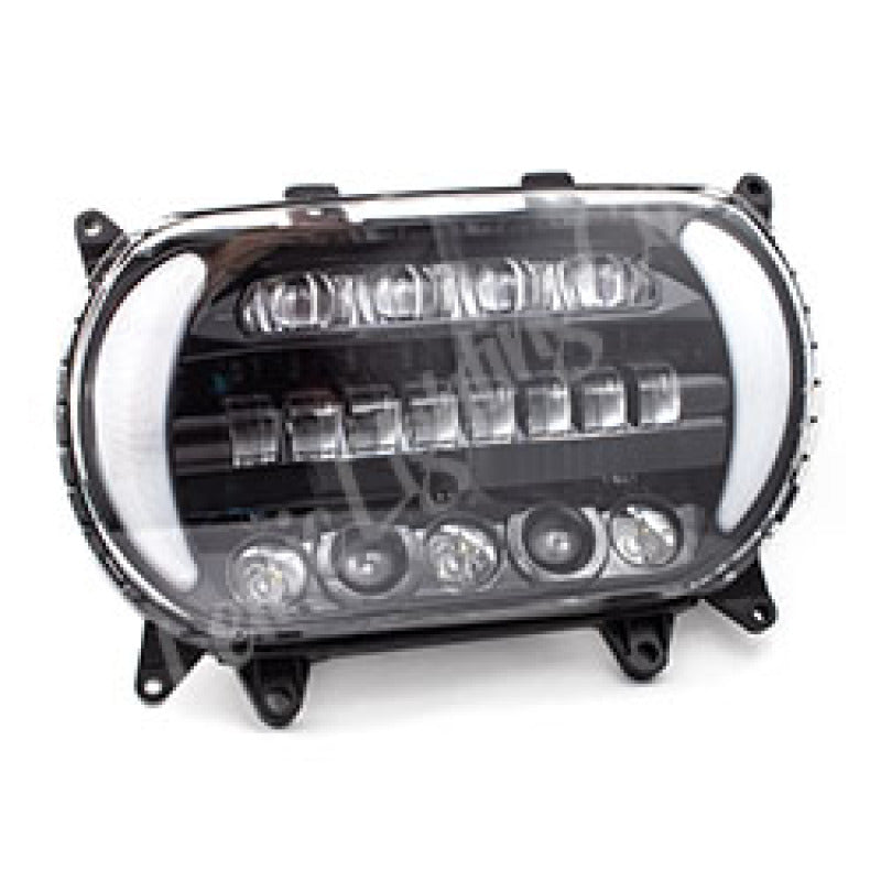 Letric Lighting 2015+ Early Road Glide LED Black/Chrome Headlight with Turn Signals Headlights Letric Lighting