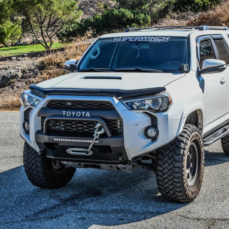 Westin 14-20 Toyota 4Runner Pro-Series Bumper Round Bull Bar - Textured Black Bumpers - Steel Westin