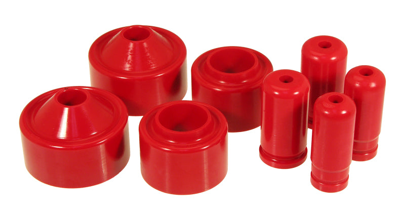Prothane 07+ Jeep JK 2in Lift Coil Spring Isolator - Red Spring Insulators Prothane