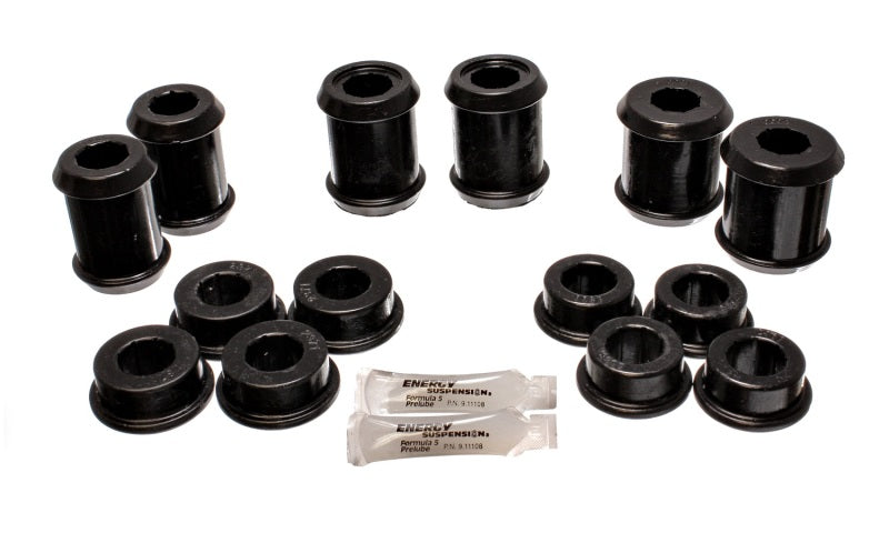 Energy Suspension 04-09 Cadillac XLR/XLR-V / 97-12 Corvette Black Rear End C/A Bushing Set Bushing Kits Energy Suspension