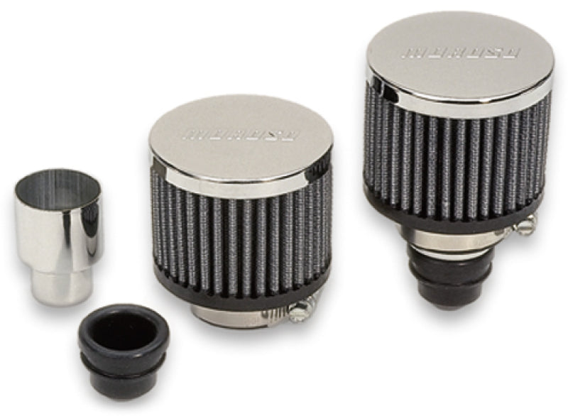 Moroso Filtered Valve Cover Breather Kit - Push-In Valve Covers Moroso