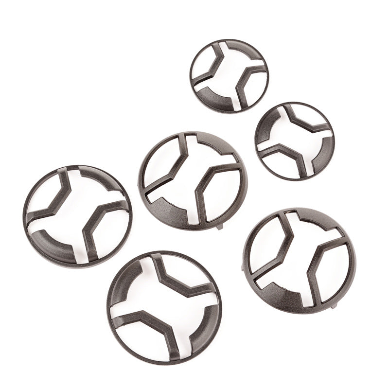 Rugged Ridge 07-18 Jeep Wrangler JK Turn/Side/Fog Light Elite Euro Guard Kit Light Covers and Guards Rugged Ridge