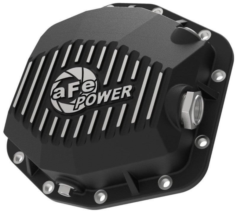 aFe POWER 2021 Ford Bronco w/ Dana M220 Differential Cover Black Street Series w/ Machined Fins Diff Covers aFe