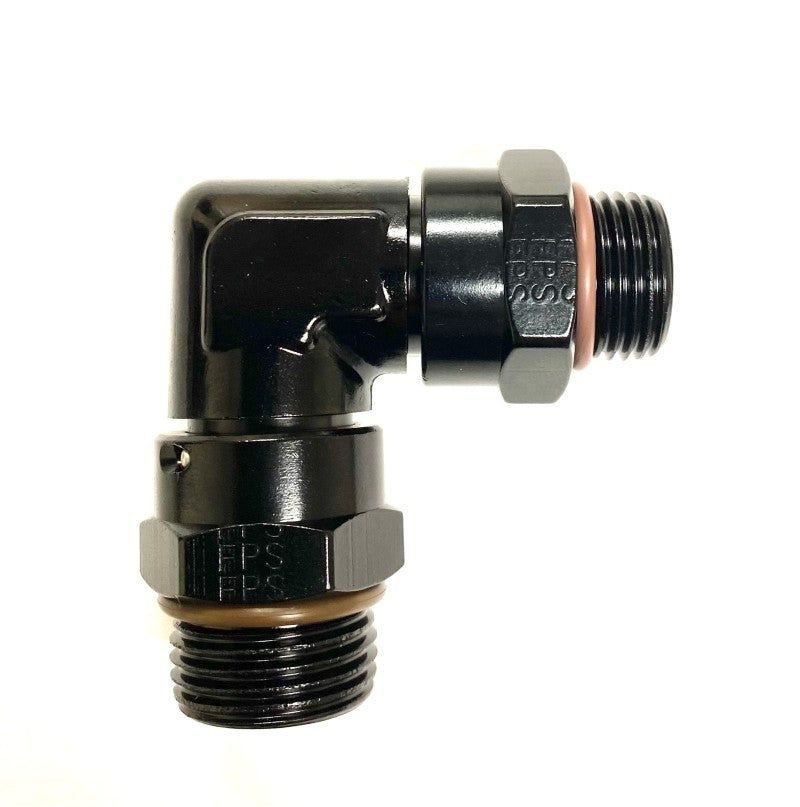Fragola -10AN (7/8-14) x -12AN (1 1/16-12) ORB 90 Degree Swivel Adapter Fittings Fragola