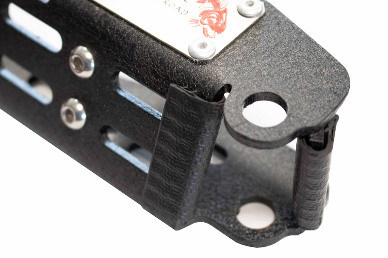 Fishbone Offroad 2007+ Jeep Wrangler/Gladiator Steel - Black Foot Peg Set Steps Fishbone Offroad