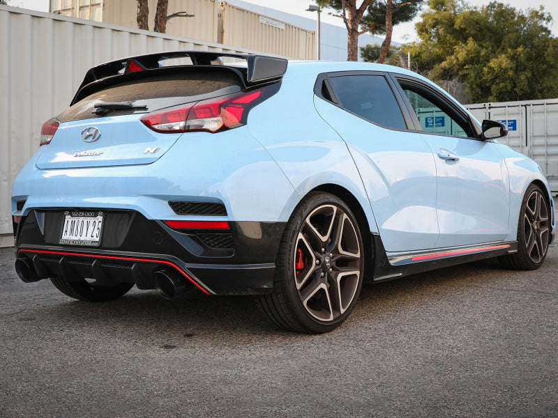 aFe Takeda Exhaust Cat-Back 19-20 Hyundai Veloster N 304SS Black Dual Tips Exhaust Catback aFe