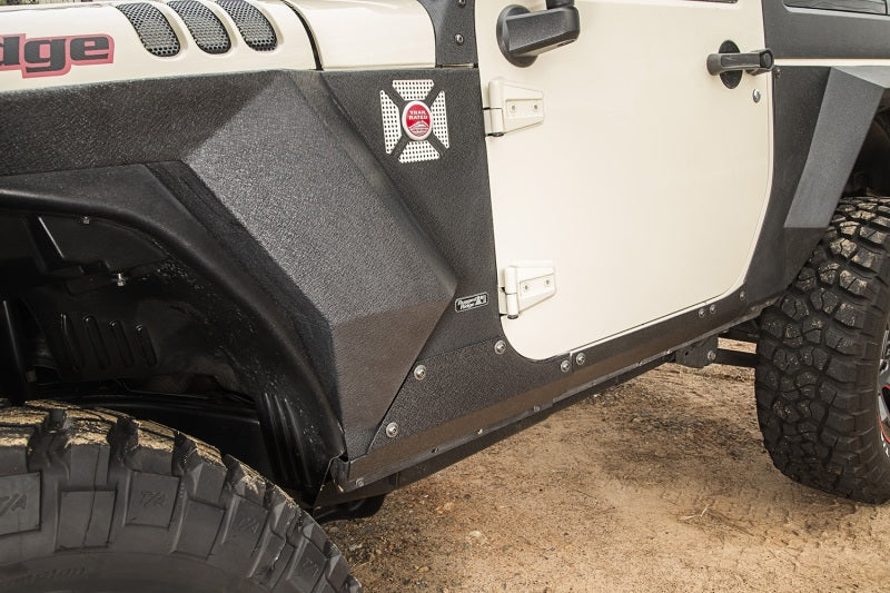 Rugged Ridge Steel Body Armor Cladding 07-18 Jeep Wrangler JK Body Armor & Rock Rails Rugged Ridge