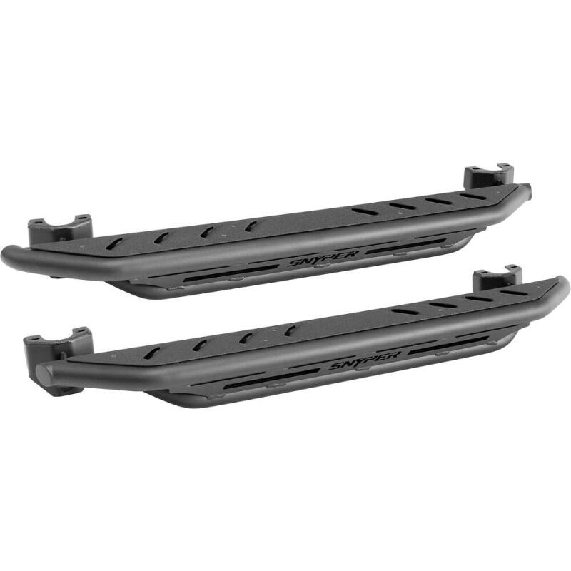 Westin/Snyper 07-17 Jeep Wrangler Triple Tube Rock Rail Steps - Textured Black Body Armor & Rock Rails Westin