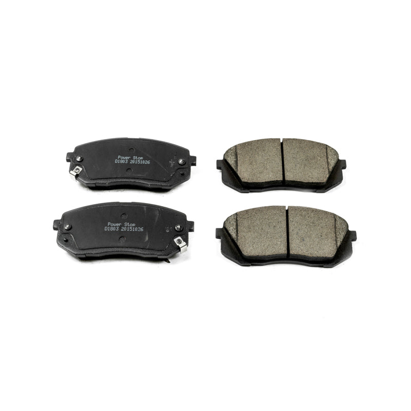 Power Stop 15-16 Hyundai Sonata Front Z16 Evolution Ceramic Brake Pads Brake Pads - OE PowerStop