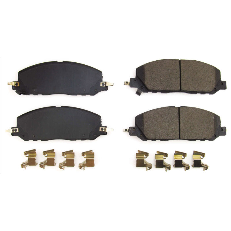 Power Stop 20-21 Ford Explorer Front Z17 Evolution Ceramic Brake Pads w/Hardware Brake Pads - OE PowerStop