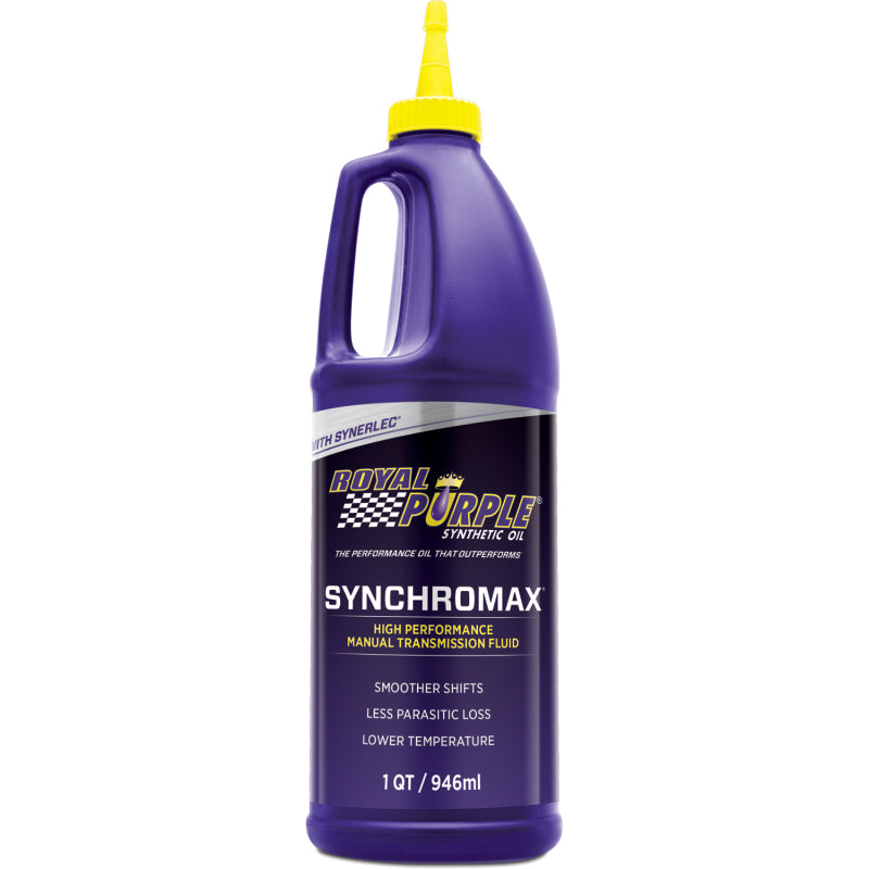 Royal Purple Synchromax Synthetic Manual Transmission Fluid - 1 Quart Gear Oils Royal Purple