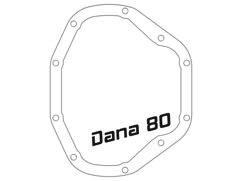 aFe Rear Differential Cover (Raw; Street Series); Dodge Diesel Trucks 94-02 L6-5.9L (td) Diff Covers aFe