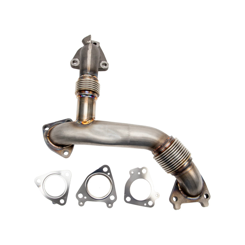 Wehrli 11-16 Duramax LML Stainless 2in Up Pipe Kit w/ Gaskets (Passenger Side) Connecting Pipes Wehrli