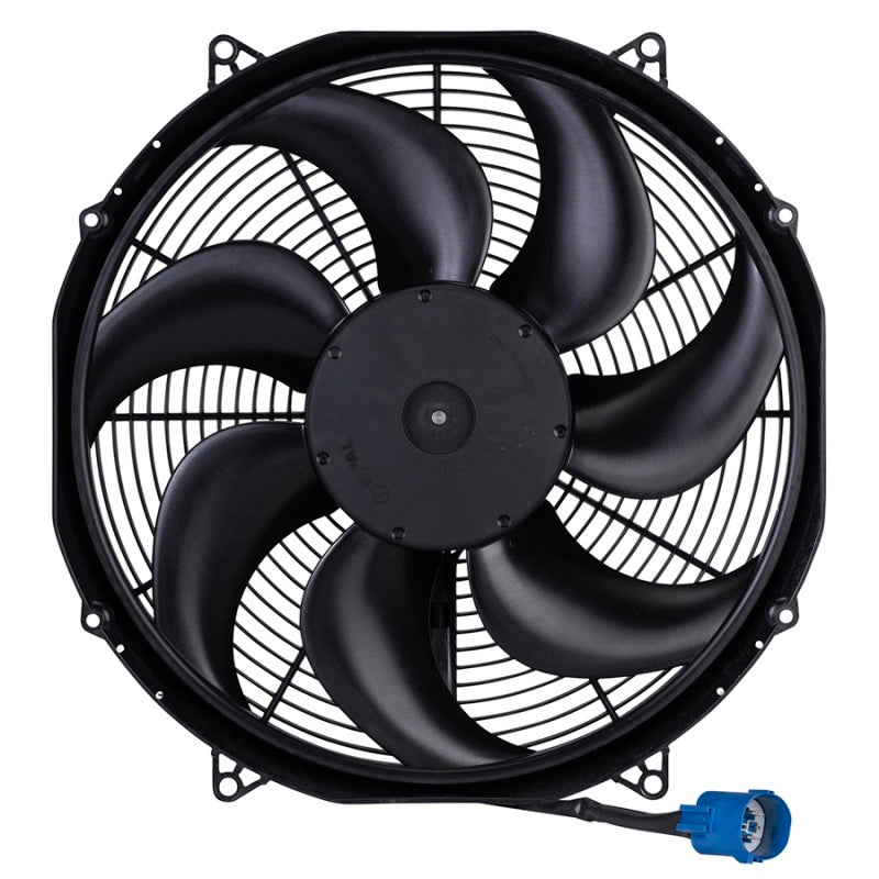 SPAL 500W 15.2in Flush Mount Brushless Fan w/Jumper Harness Fans & Shrouds SPAL