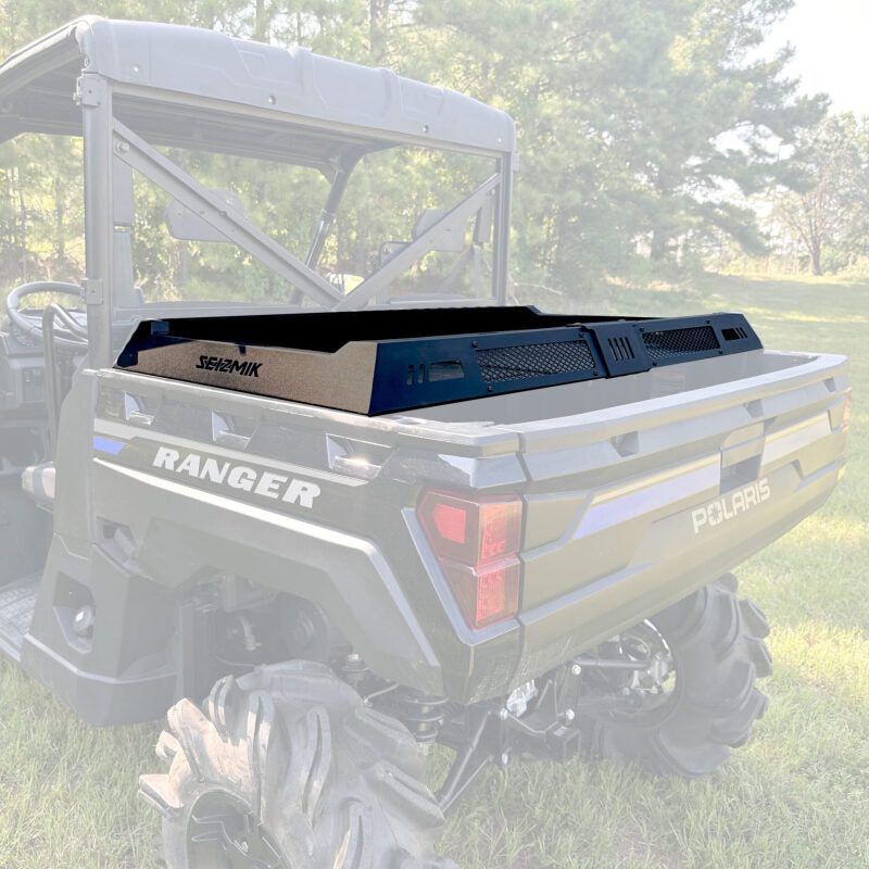 Seizmik 15-24 Can-Am HD7-10 Defender/Polaris 570-1000 Ranger XP/Crew Bed Rack Basket Cargo Organization Seizmik