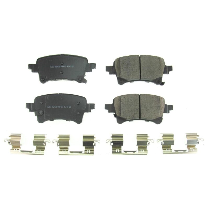 Power Stop 2020 Jeep Gladiator Rear Z17 Evolution Ceramic Brake Pads w/Hardware Brake Pads - OE PowerStop
