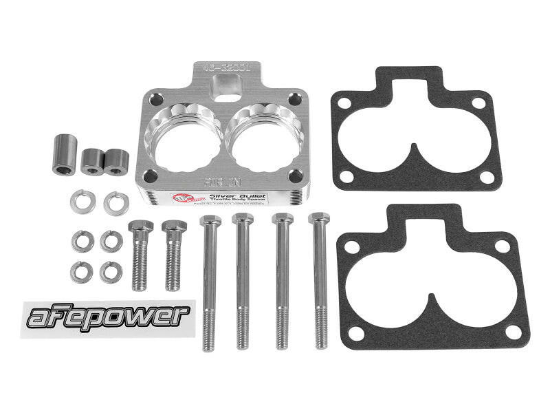 aFe Silver Bullet Throttle Body Spacers TBS Dodge Trucks 94-01 V8-5.2/5.9L Throttle Body Spacers aFe