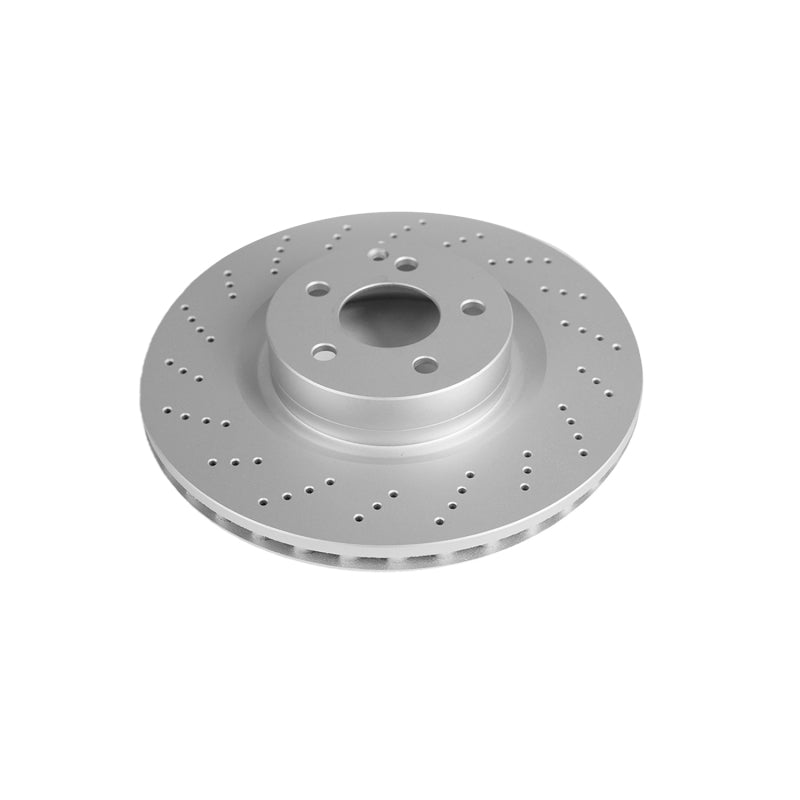 Power Stop 12-14 Mercedes-Benz C250 Front Evolution High Carbon Geomet Coated Rotor Brake Rotors - OE - Cryo PowerStop